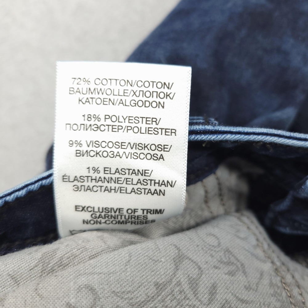 Silver Jeans Tuesday Mid Skinny Jeans Womens‎ 31x31 Dark Wash Distressed Denim - Picture 5 of 14